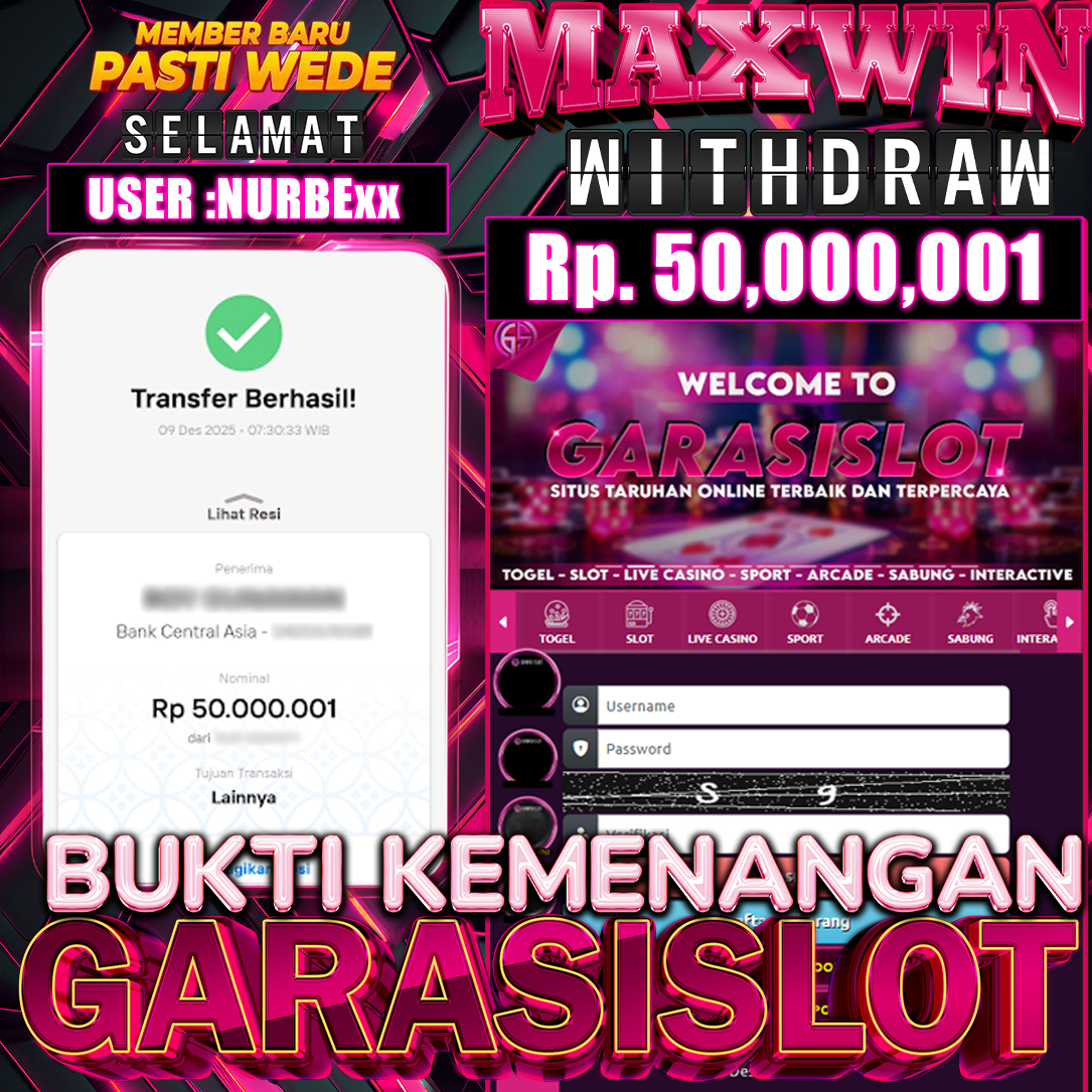 GARASISLOT Bukti kemenangan Buffalo King Megaways