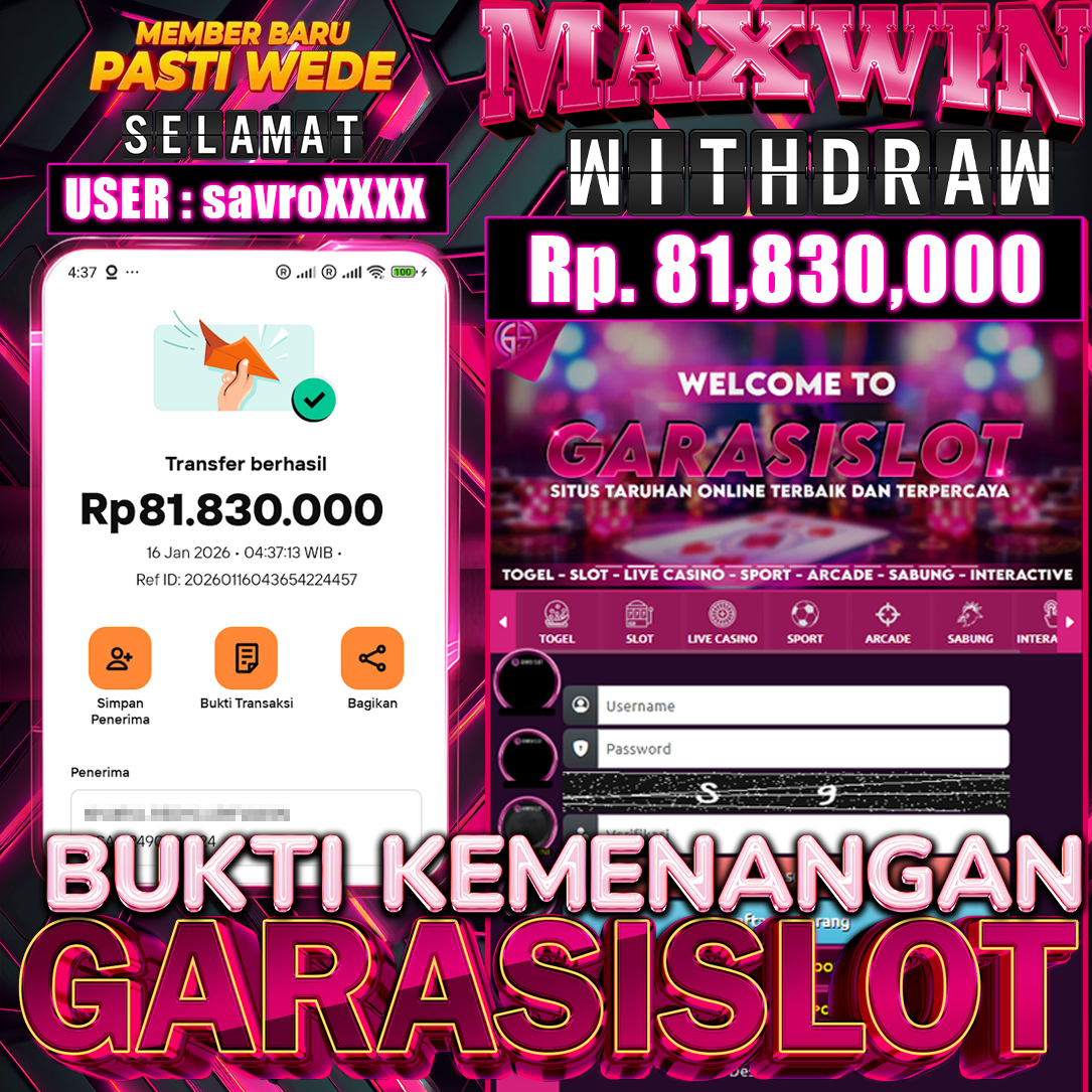 GARASISLOT Bukti Kemenangan Christmas Carol Megaways