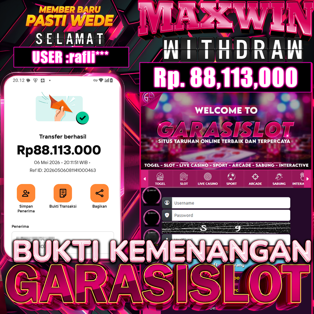 GARASISLOT Bukti Kemenangan Wild Bounty Showdown