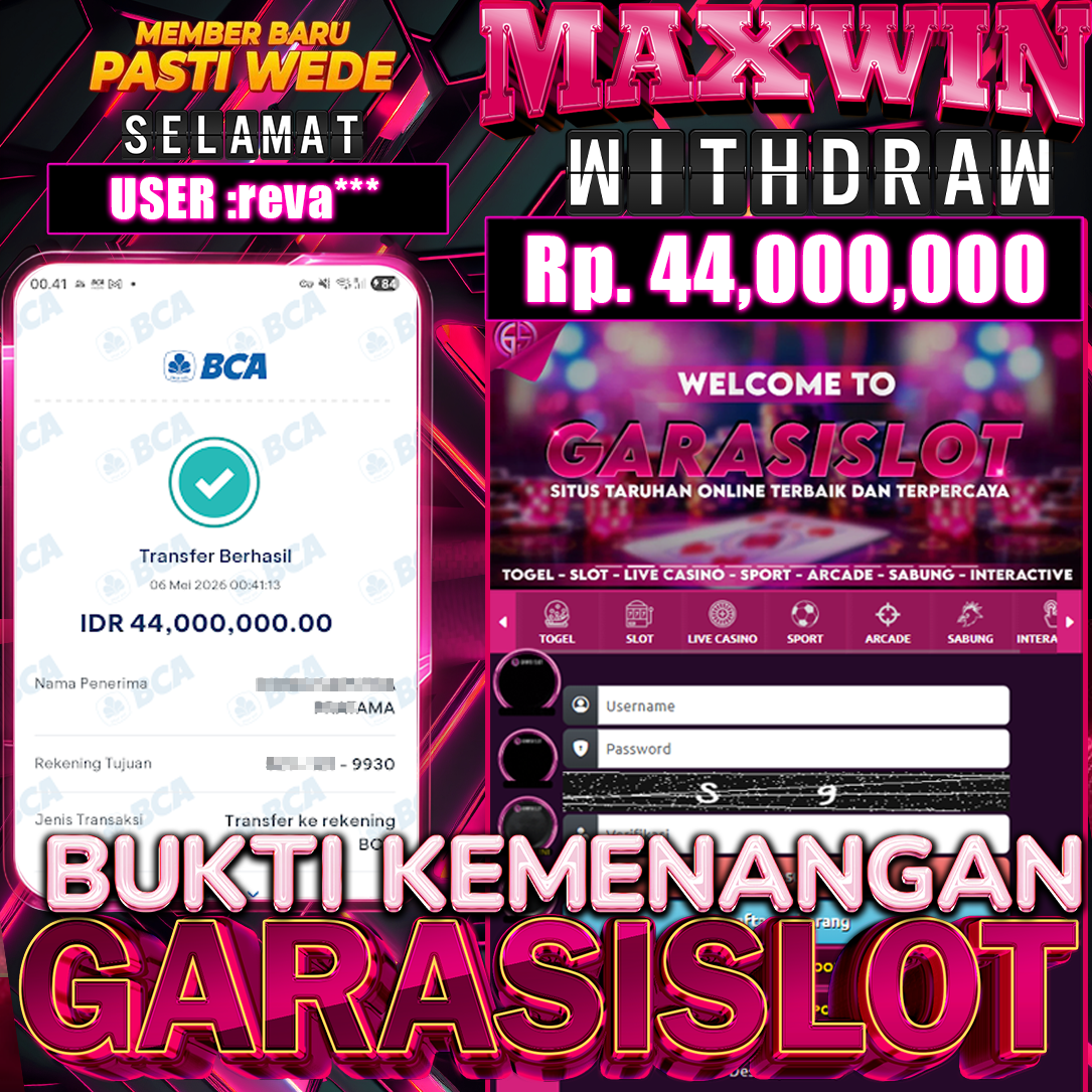 GARASISLOT Bukti Kemenangan Wild Bandito