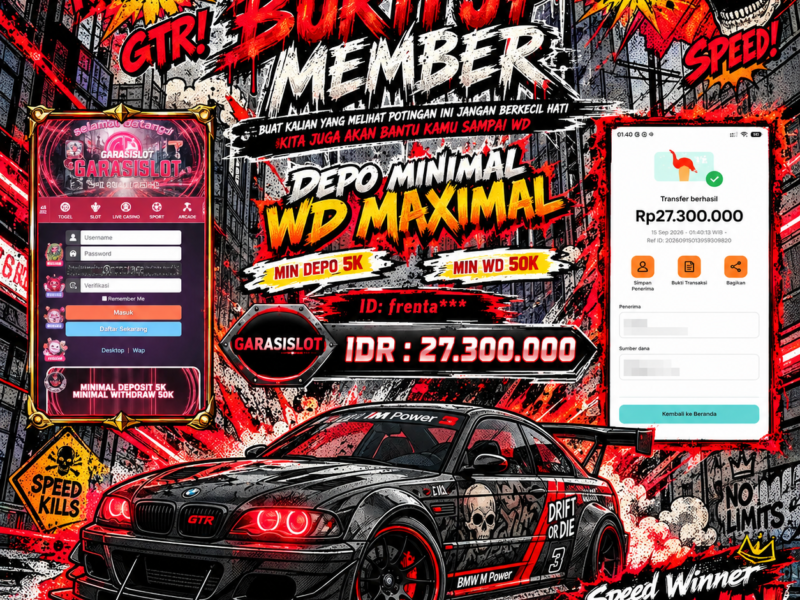 GARASISLOT bukti kemenangan bermain di Speed Winner
